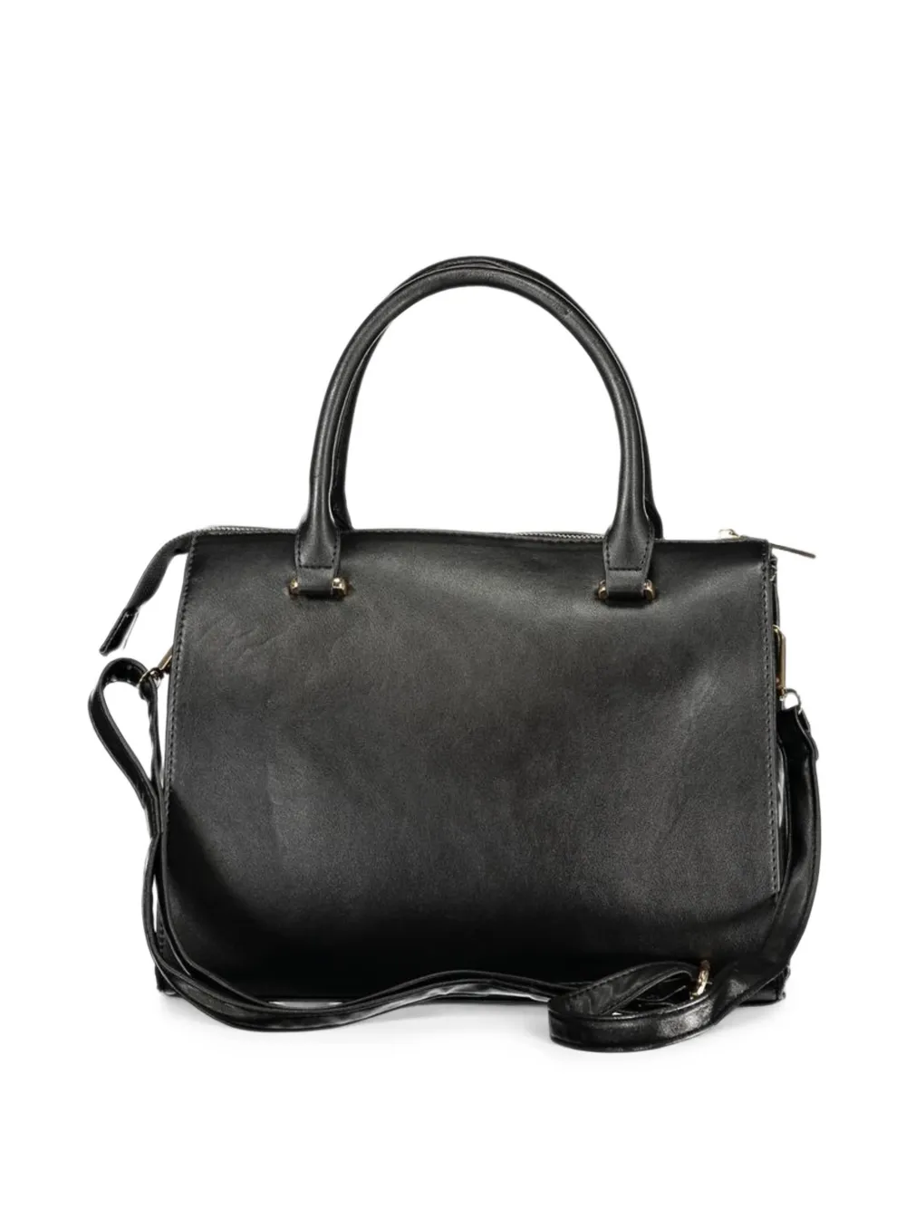 Laura Biagiotti studded logo-plaque tote bag Zwart