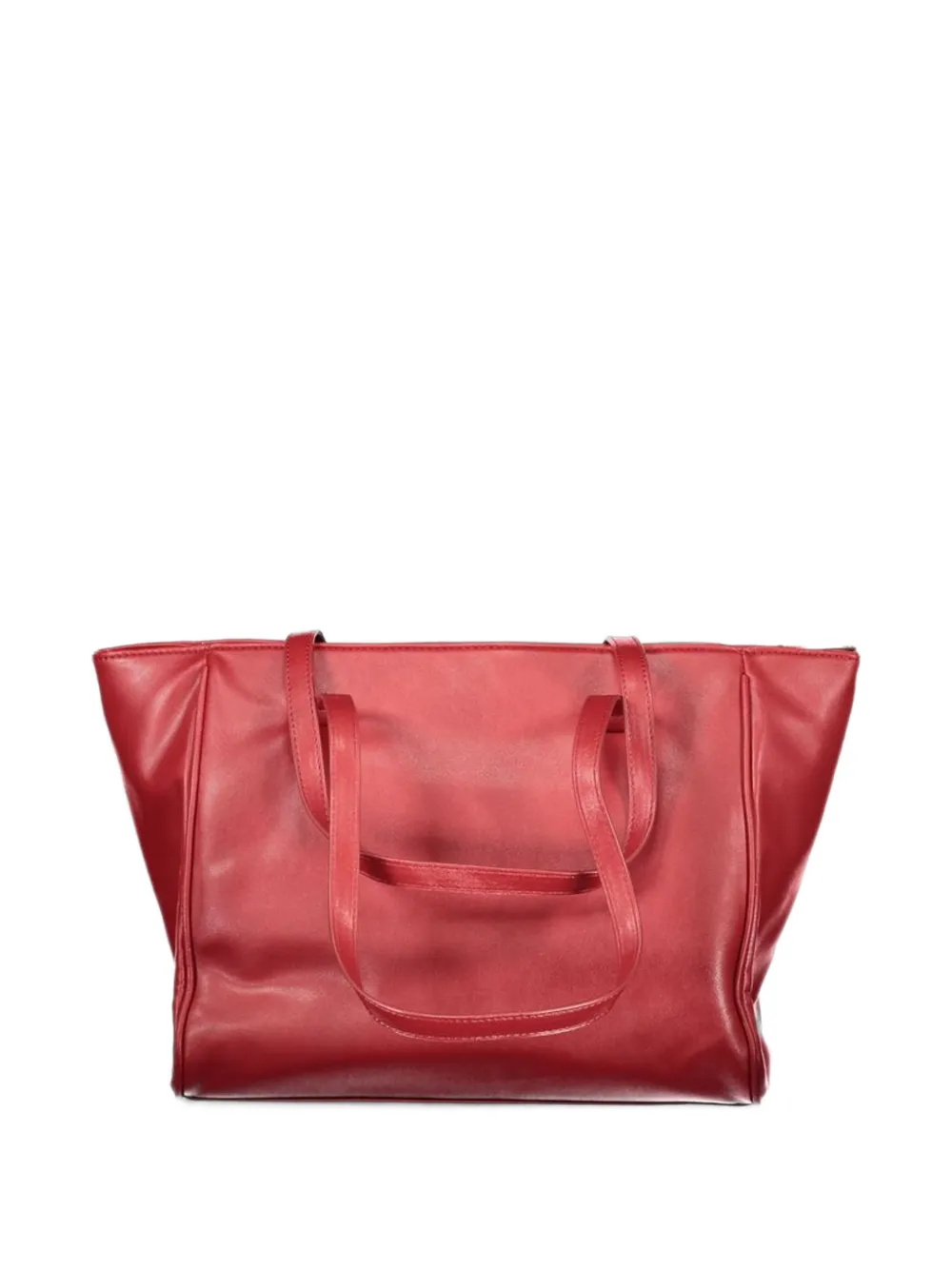 Laura Biagiotti Schoudertas met logo-monogram en studs Rood