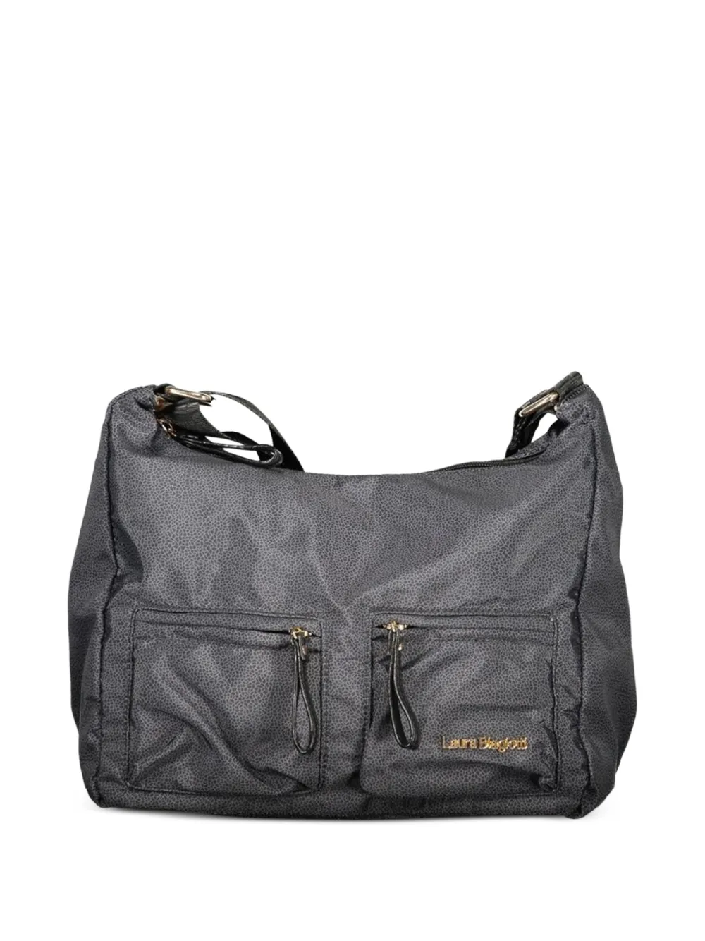 Laura Biagiotti Borsa a spalla con logo - Grigio