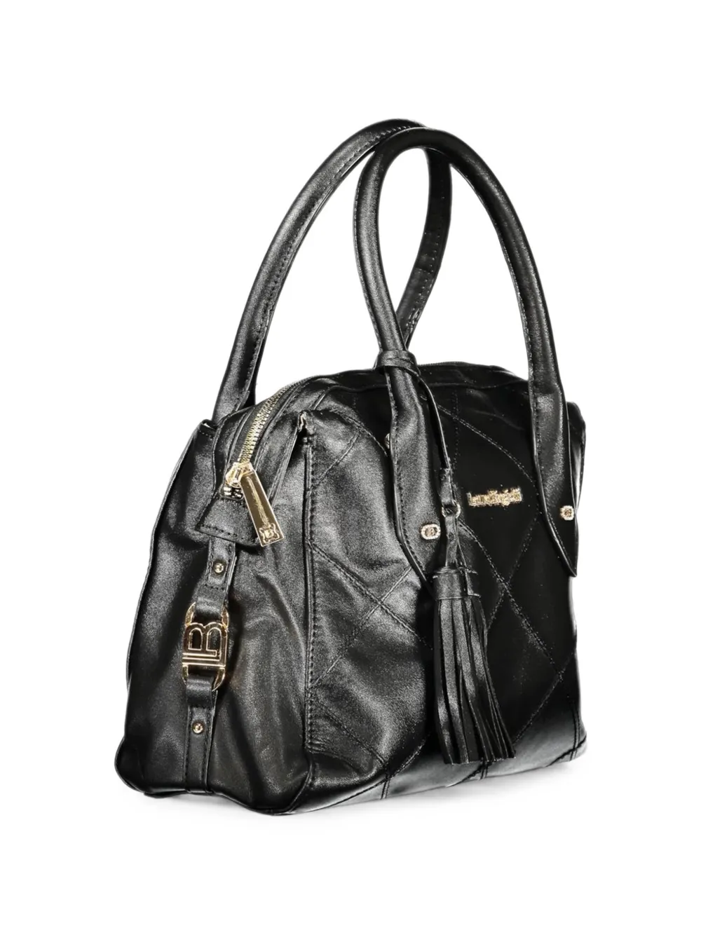 Laura Biagiotti tassel tote bag Zwart