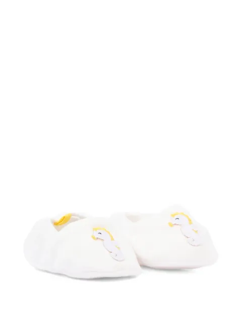 Gensami kids seahorse-patch crib shoes
