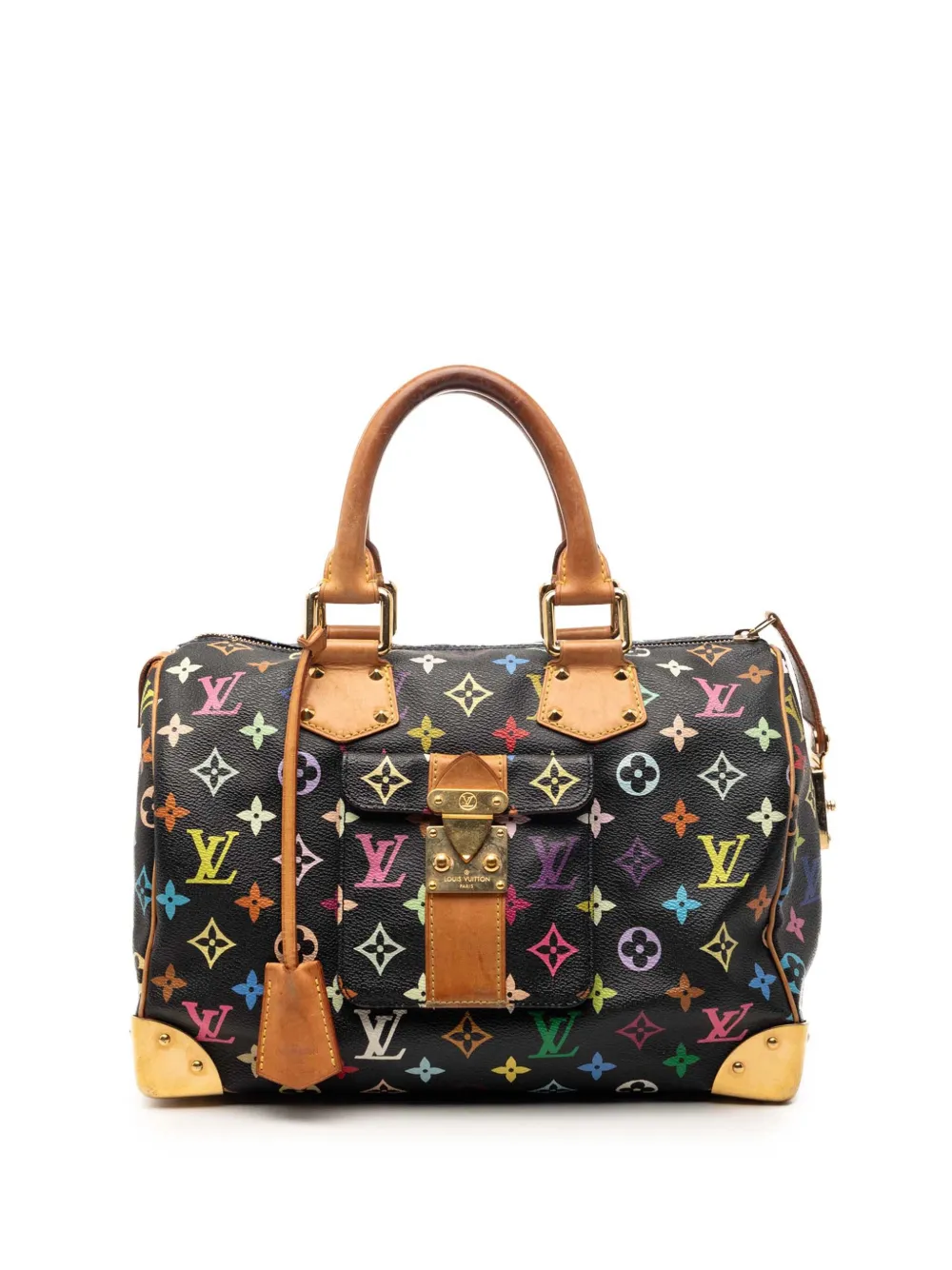 Louis Vuitton Pre-Owned 2001 Monogram Multicolore Speedy 30 boston bag - Black