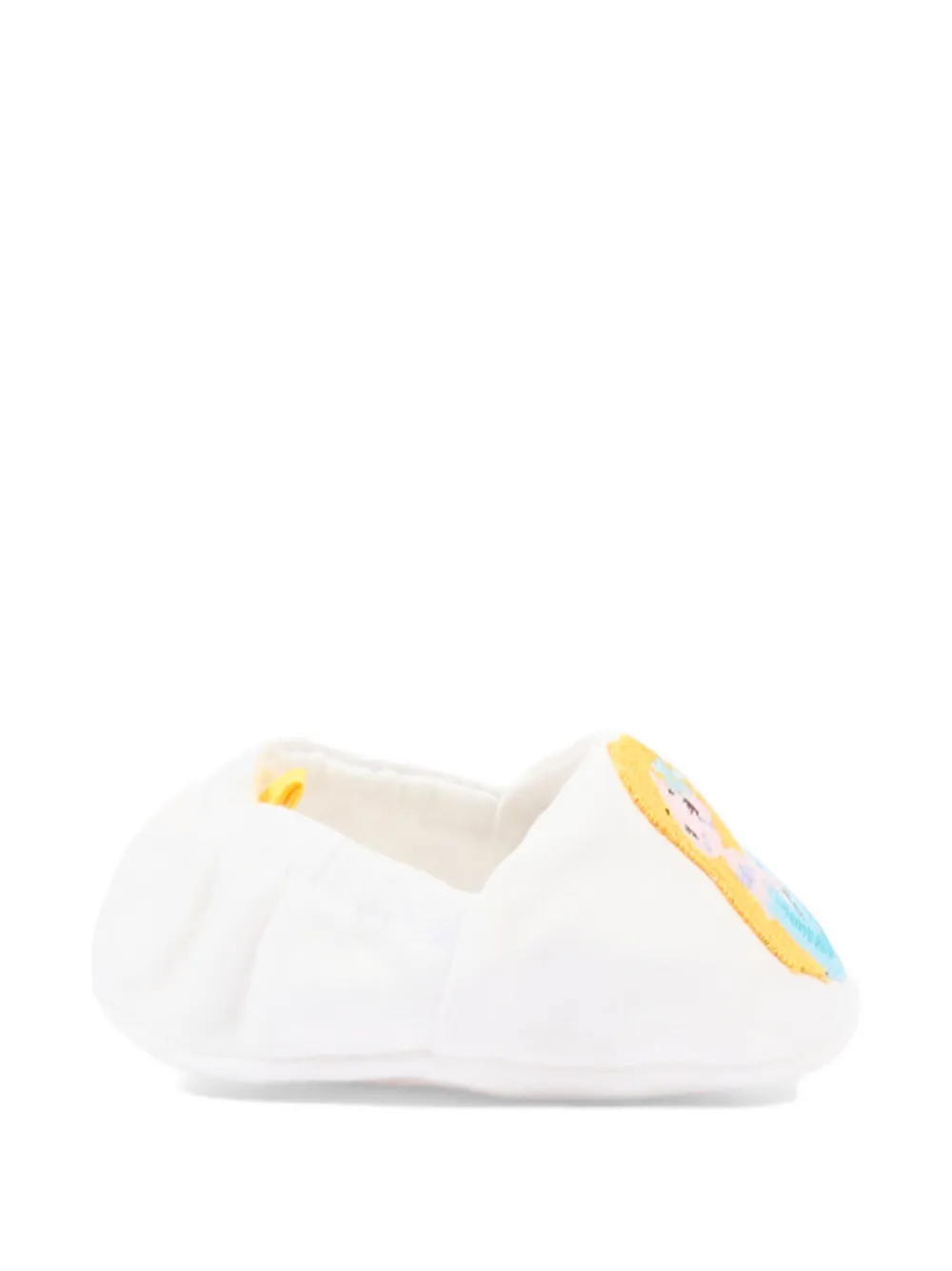 Gensami kids Slofjes met zeemeermin-patch Wit