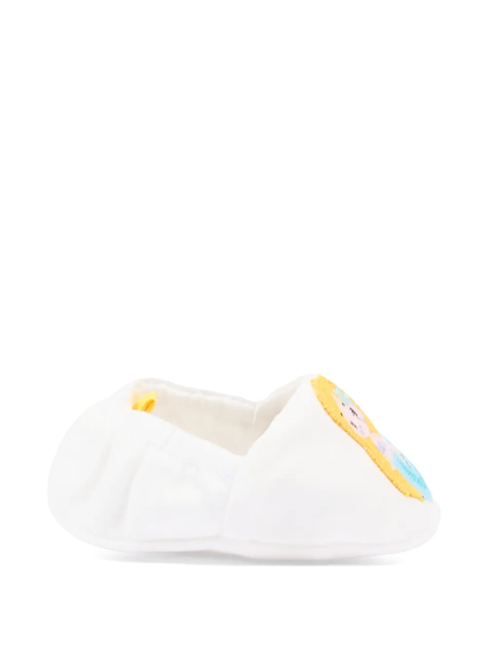 Gensami kids mermaid-patch crib shoes - Bianco