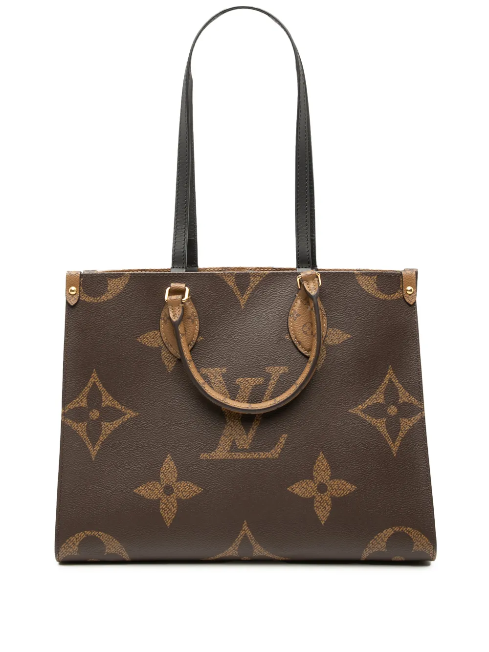 Louis Vuitton Pre-Owned 2021-2026 Monogram Giant OnTheGo MM satchel - Braun