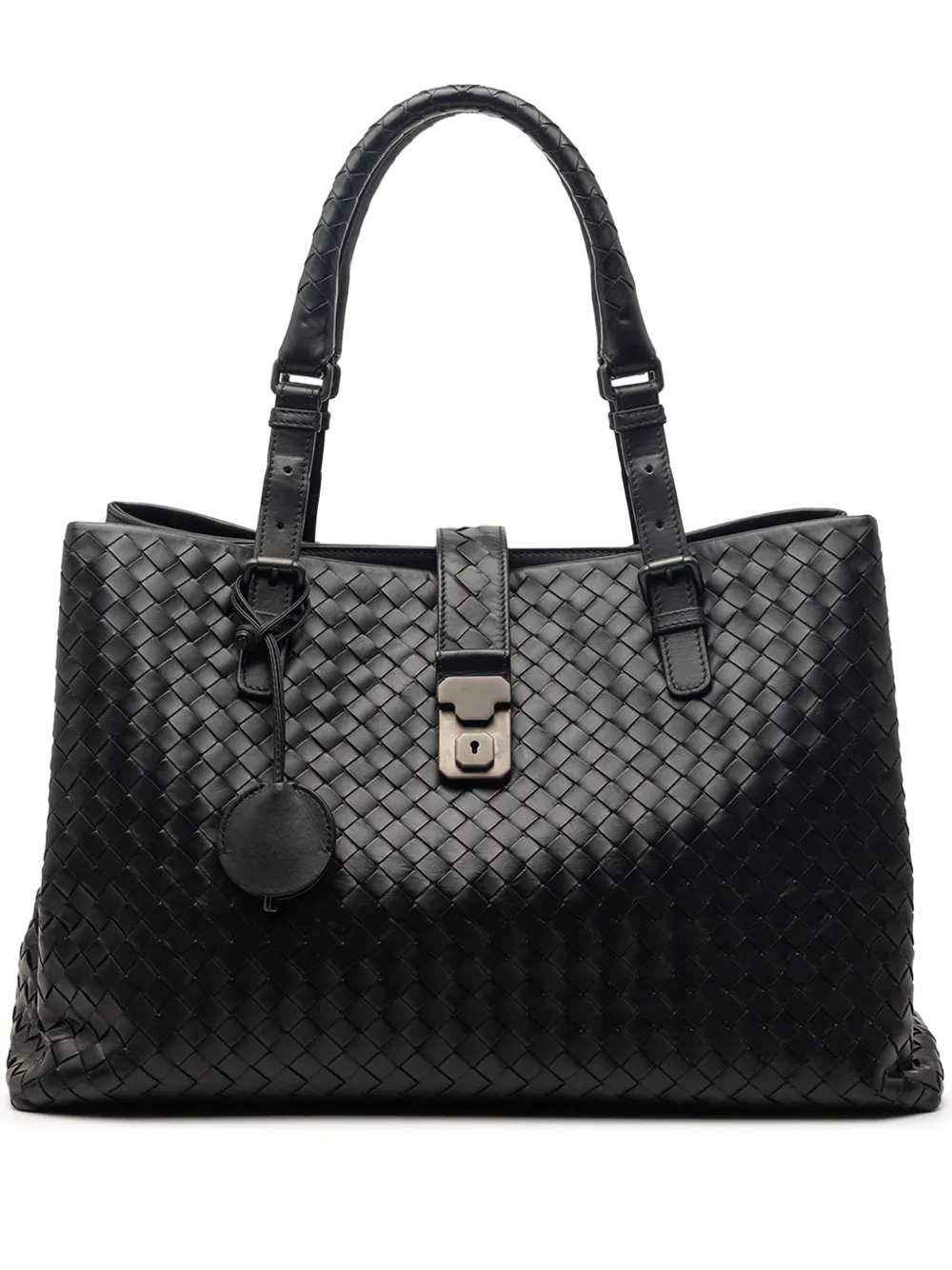 Bottega Veneta Pre-Owned 2012-2026 Medium Nappa Intrecciato Roma tote bag - Nero
