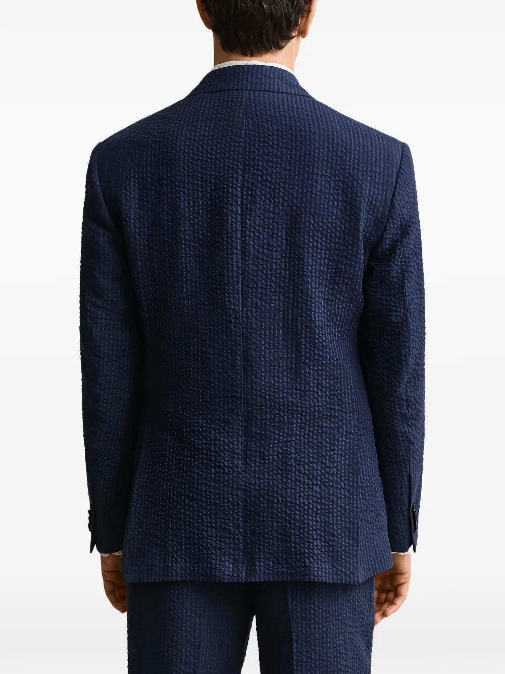 Gant Blazer met dubbele rij knopen Blauw