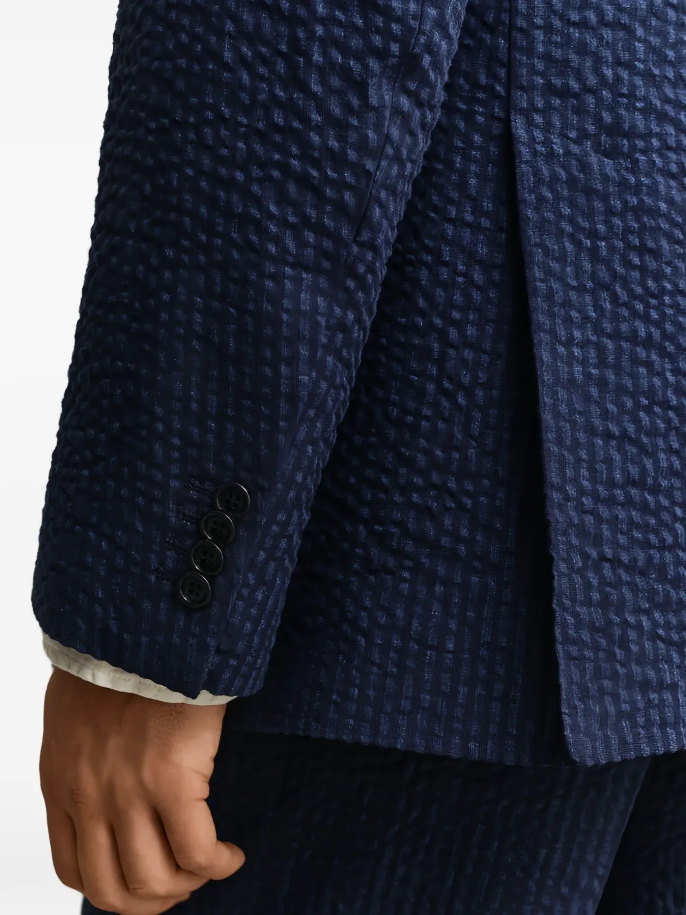 Gant Blazer met dubbele rij knopen Blauw