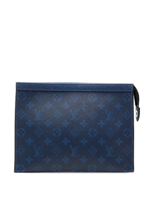 Louis Vuitton Pre-Owned 2021-2026 Monogram Taigarama Pochette Voyage MM clutch bag