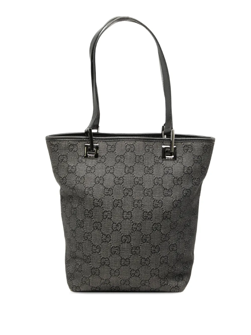 Gucci Pre-Owned 2000-2015 GG Denim shoulder bag - Grigio