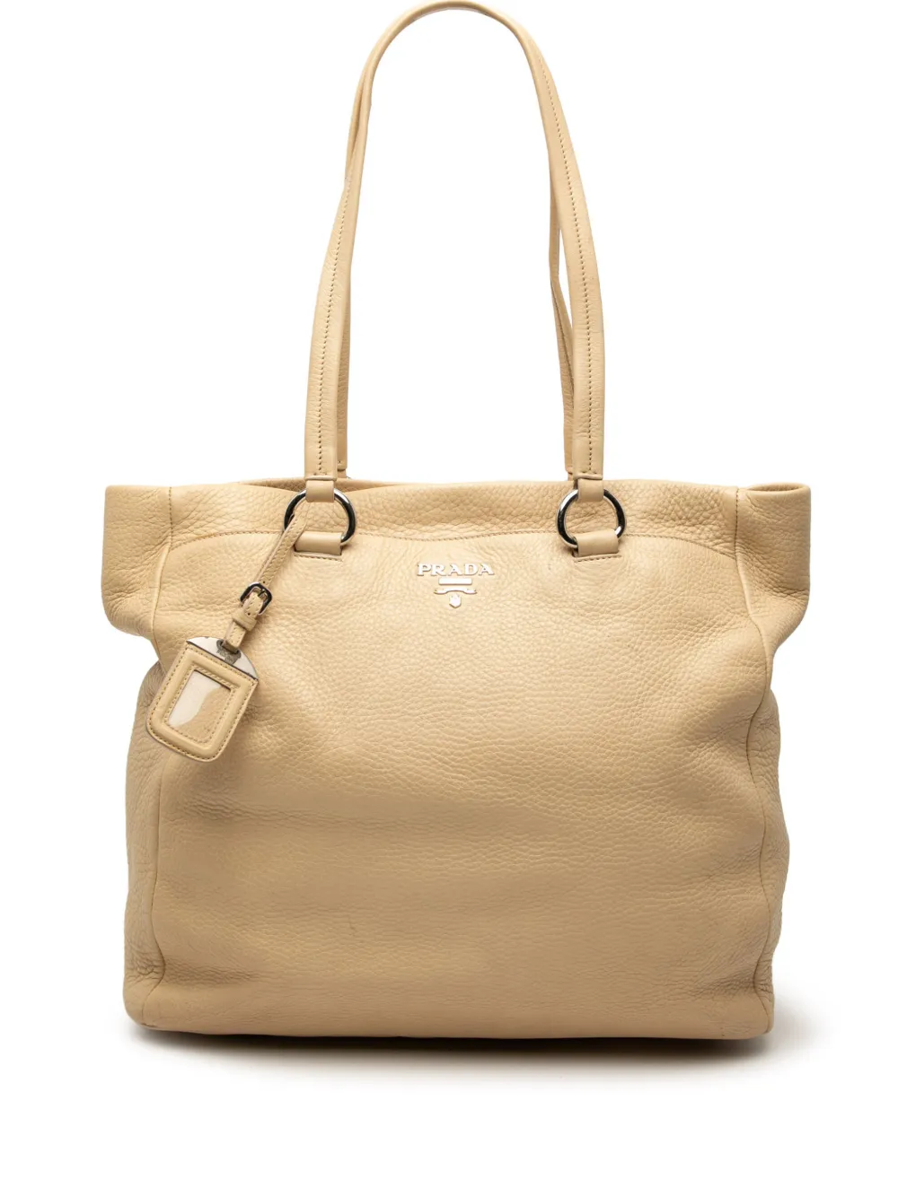 Prada Pre-Owned 2000-2026 Vitello Daino tote bag - Neutrals