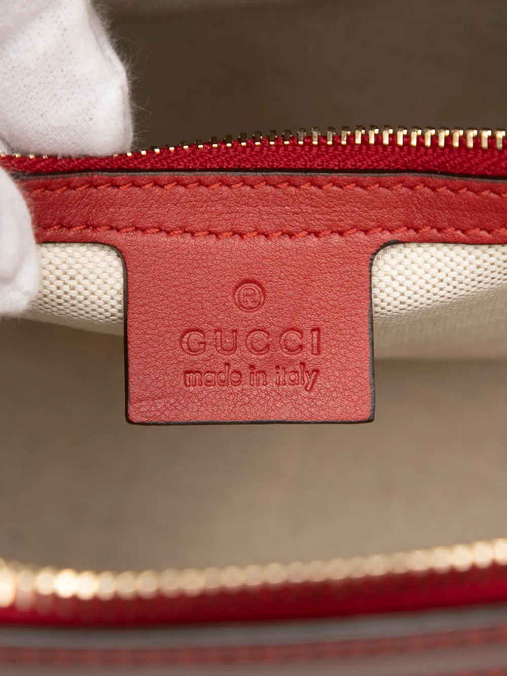 Gucci Pre-Owned 2000-2015 スモール マイクログッチシマ パテント