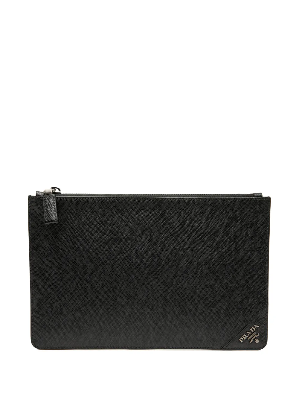 Prada Pre-Owned 2013-2026 Saffiano clutch bag - Nero