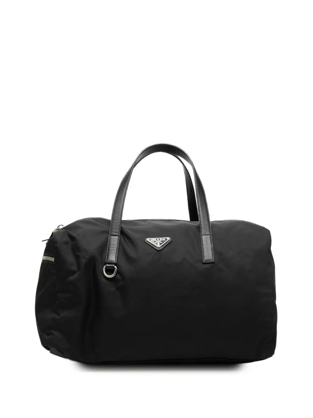 Prada Pre-Owned 2013-2026 Tessuto boston bag - Nero