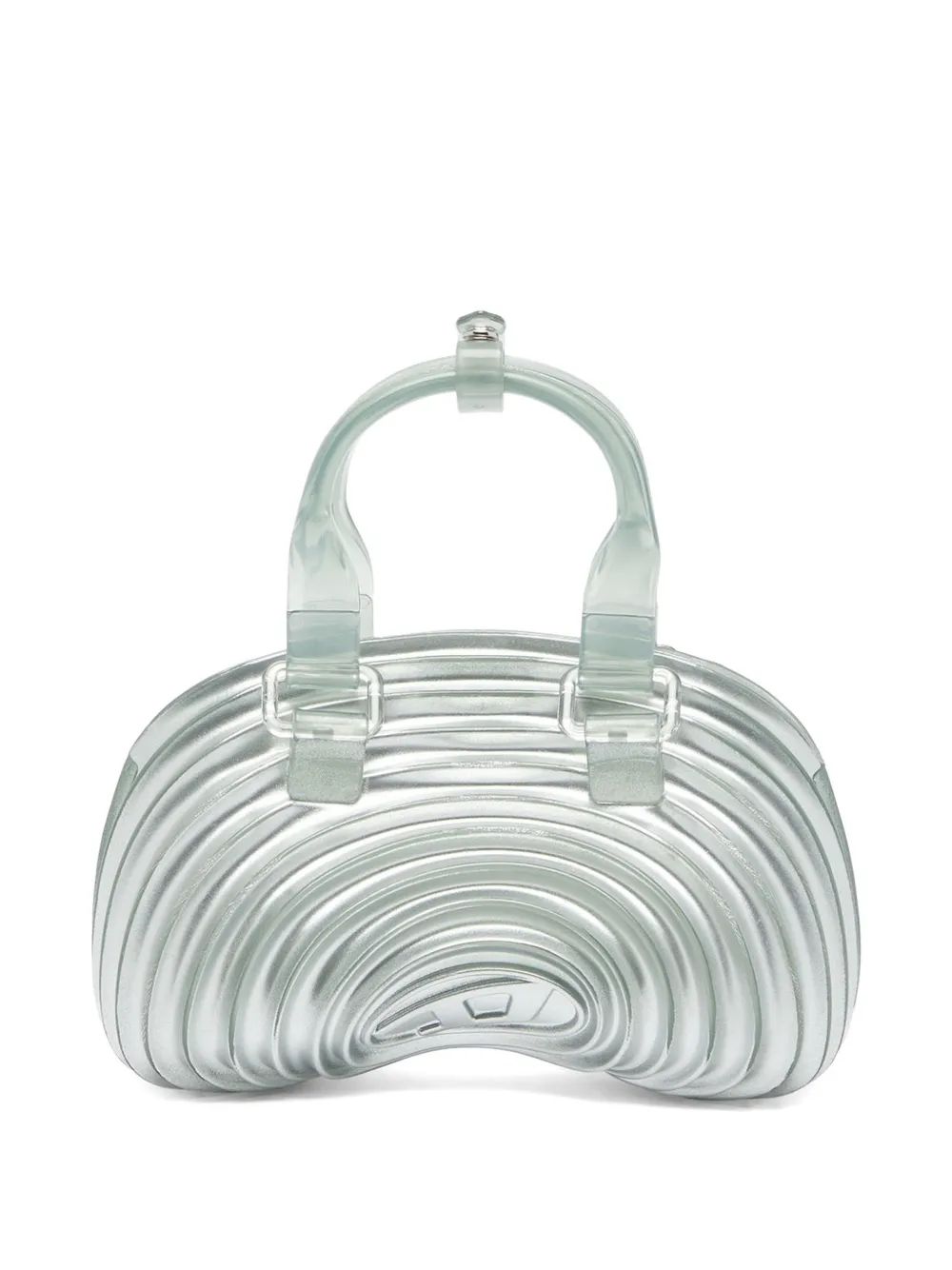 Diesel x Melissa Quantum Dome handtas in Melflex Zilver