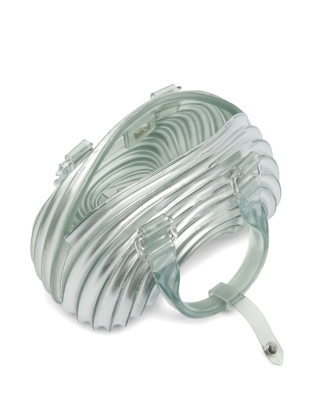 Diesel x Melissa Quantum Dome handtas in Melflex Zilver