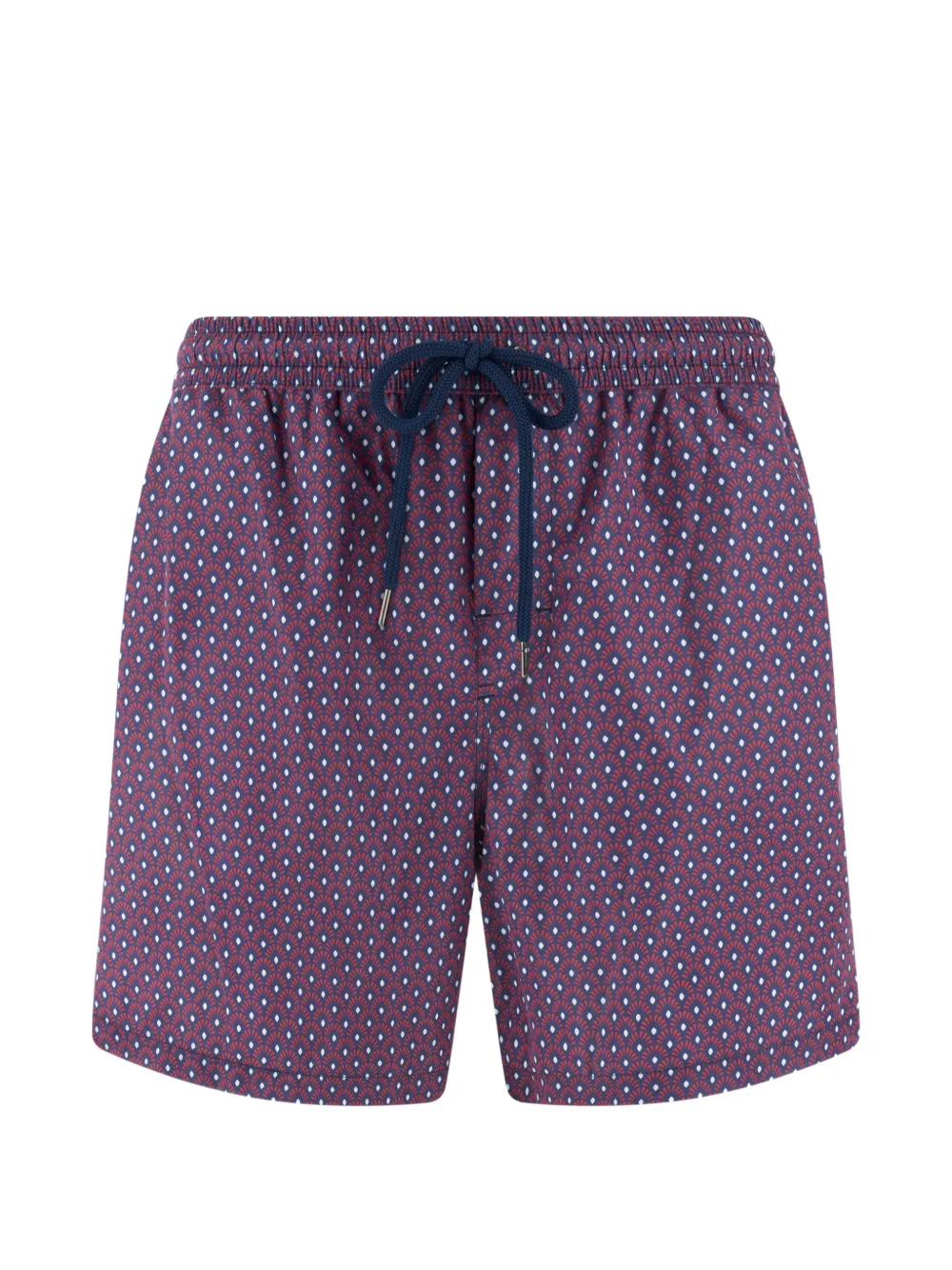 Boggi Milano geometric-print swim shorts - Rosso