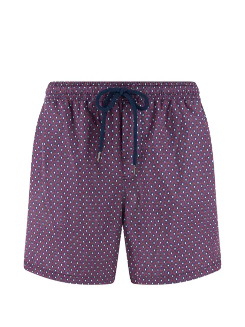 Boggi Milano geometric-print swim shorts