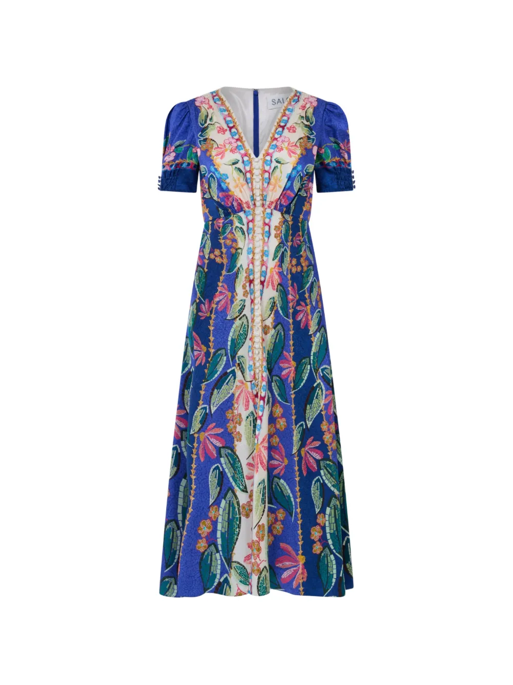 Saloni Lea maxi dress - Blue