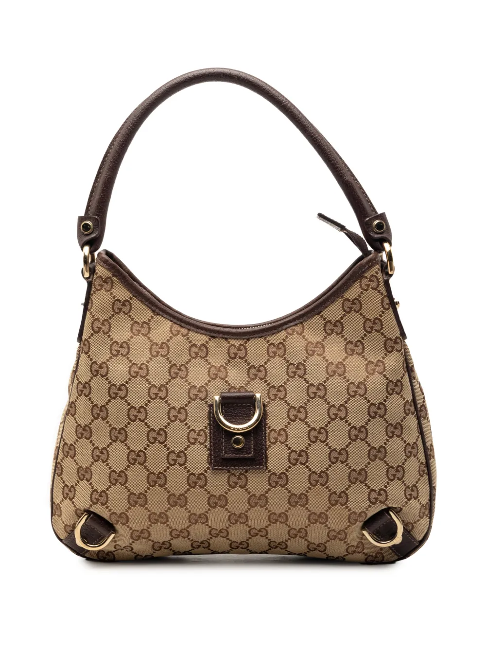 Gucci Pre-Owned 2000-2015 GG Canvas Abbey D Ring shoulder bag - Toni neutri