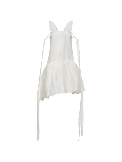 Maurizio lace-embroidered asymmetric dress