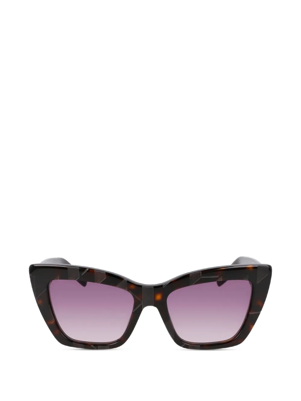 Karl Lagerfeld tortoiseshell-effect cat-eye sunglasses