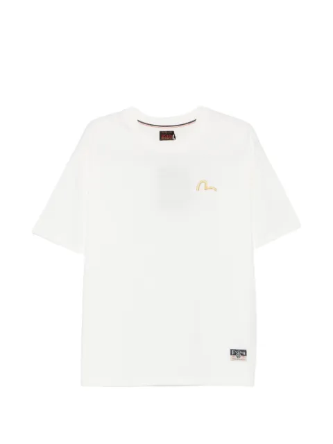 EVISU logo-embroidered T-shirt