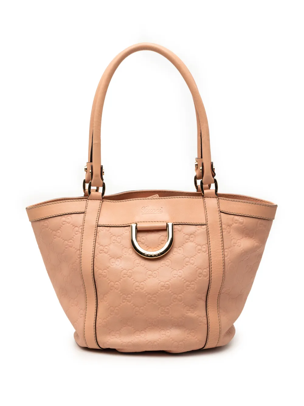 Gucci Pre-Owned 2000-2015 Guccissima Abbey D Ring handbag - Rosa