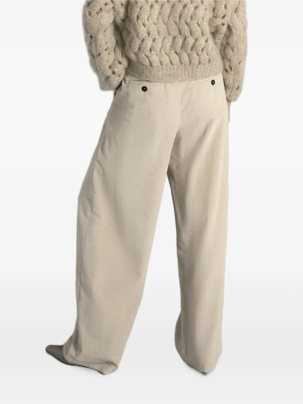 Brunello Cucinelli Barrel broek Beige