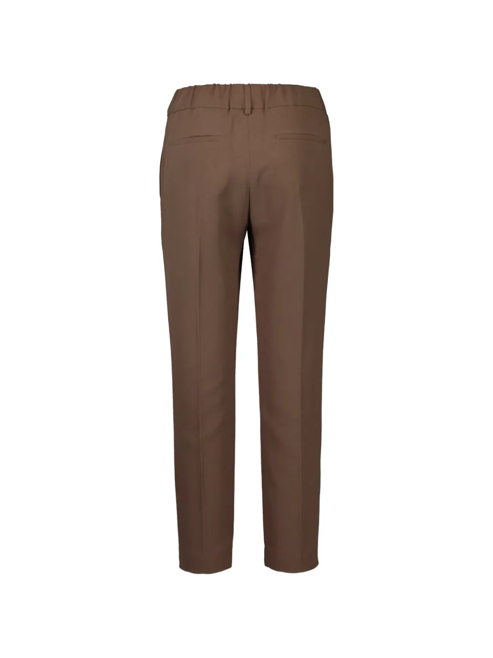 Brunello Cucinelli Broek met elastische taille Bruin
