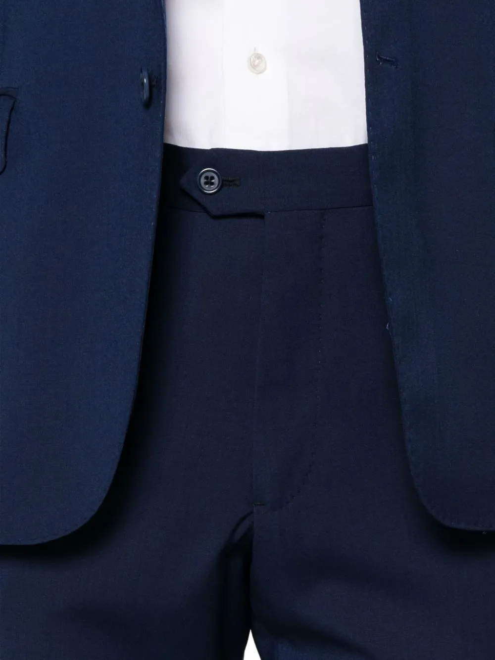 Emporio Armani Pak met enkele rij knopen Blauw