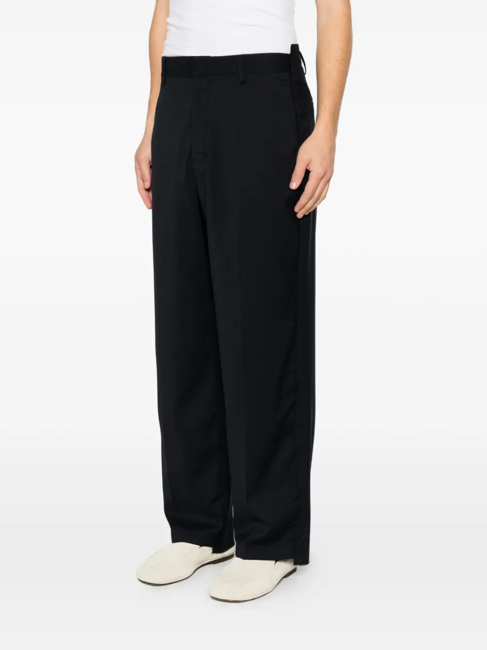 Costumein Broek met wijde pijpen Blauw