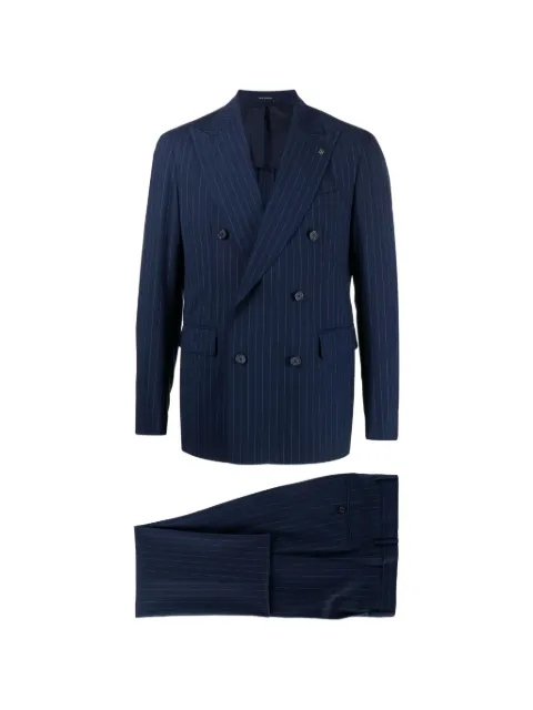 Tagliatore pinstripe double-breasted suit