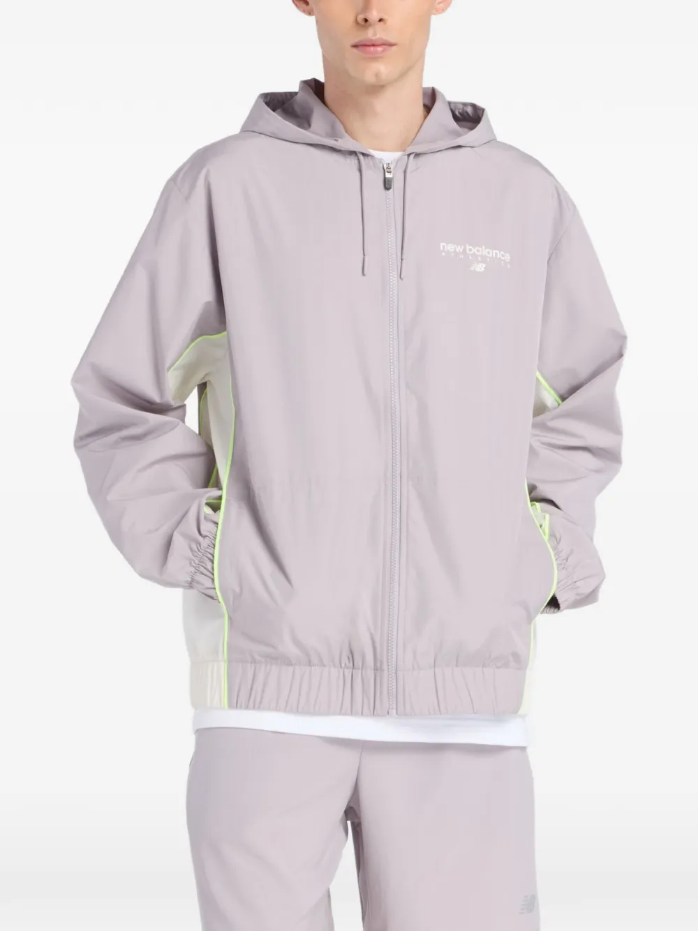 New Balance Trackside piping-detail jacket - Viola