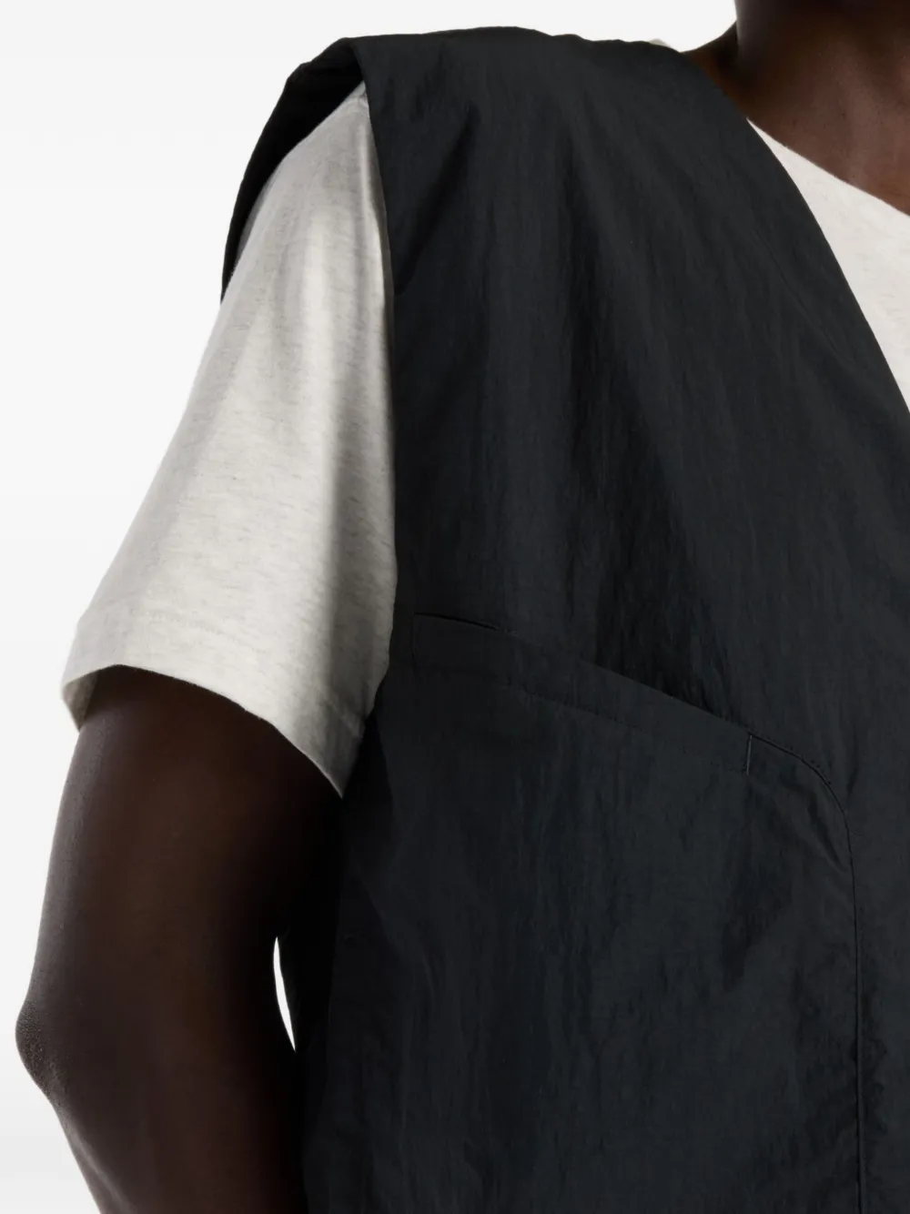 New Balance Castlefield geweven gilet Zwart