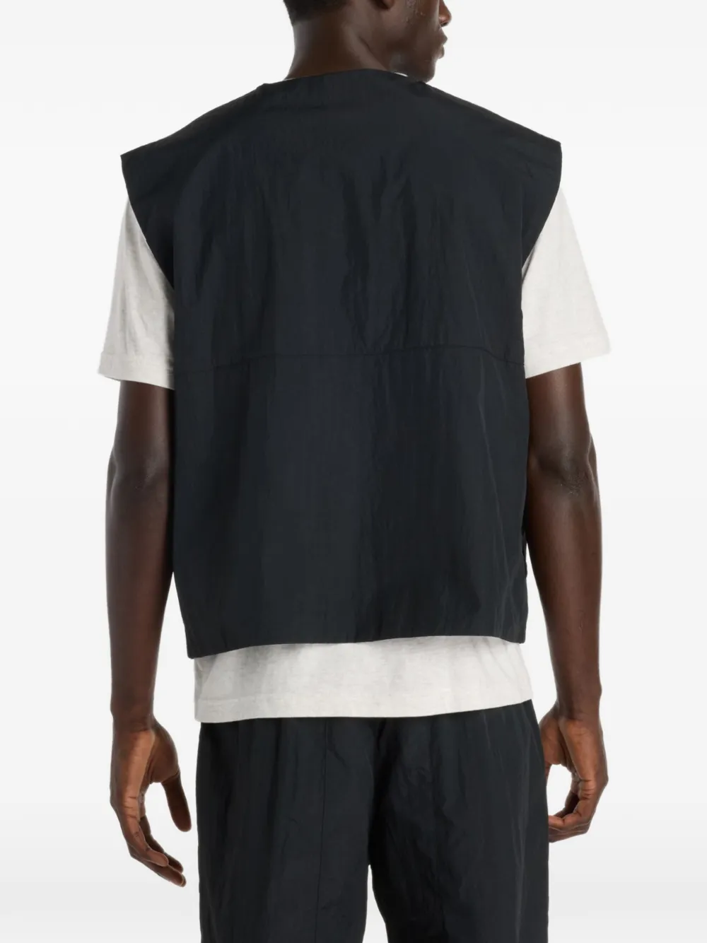 New Balance Castlefield geweven gilet Zwart