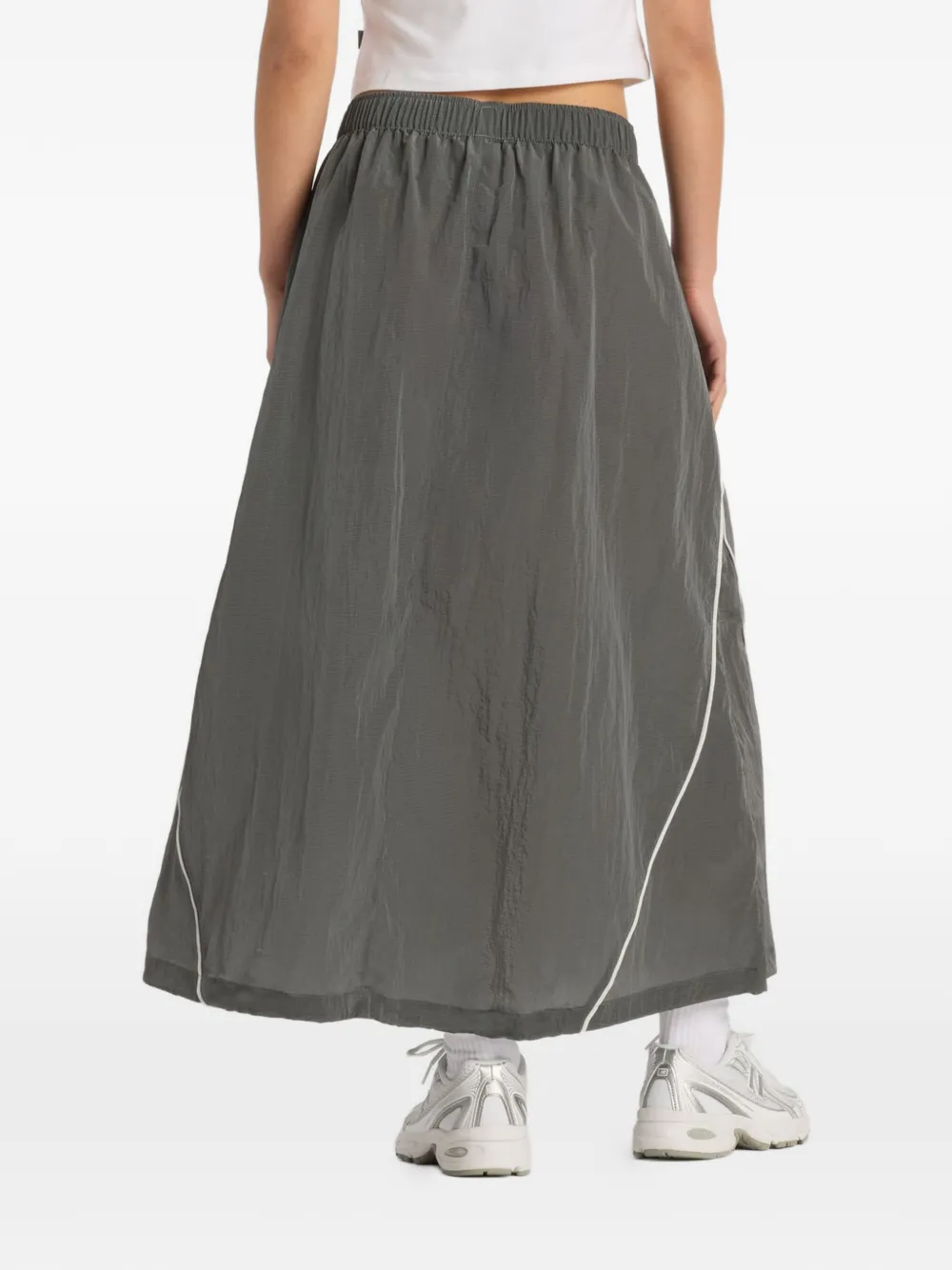 New Balance Sport Legacy ripstop rok met afwerking Grijs