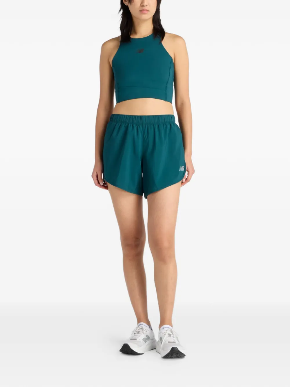 New Balance RC Elite cropped tanktop Groen