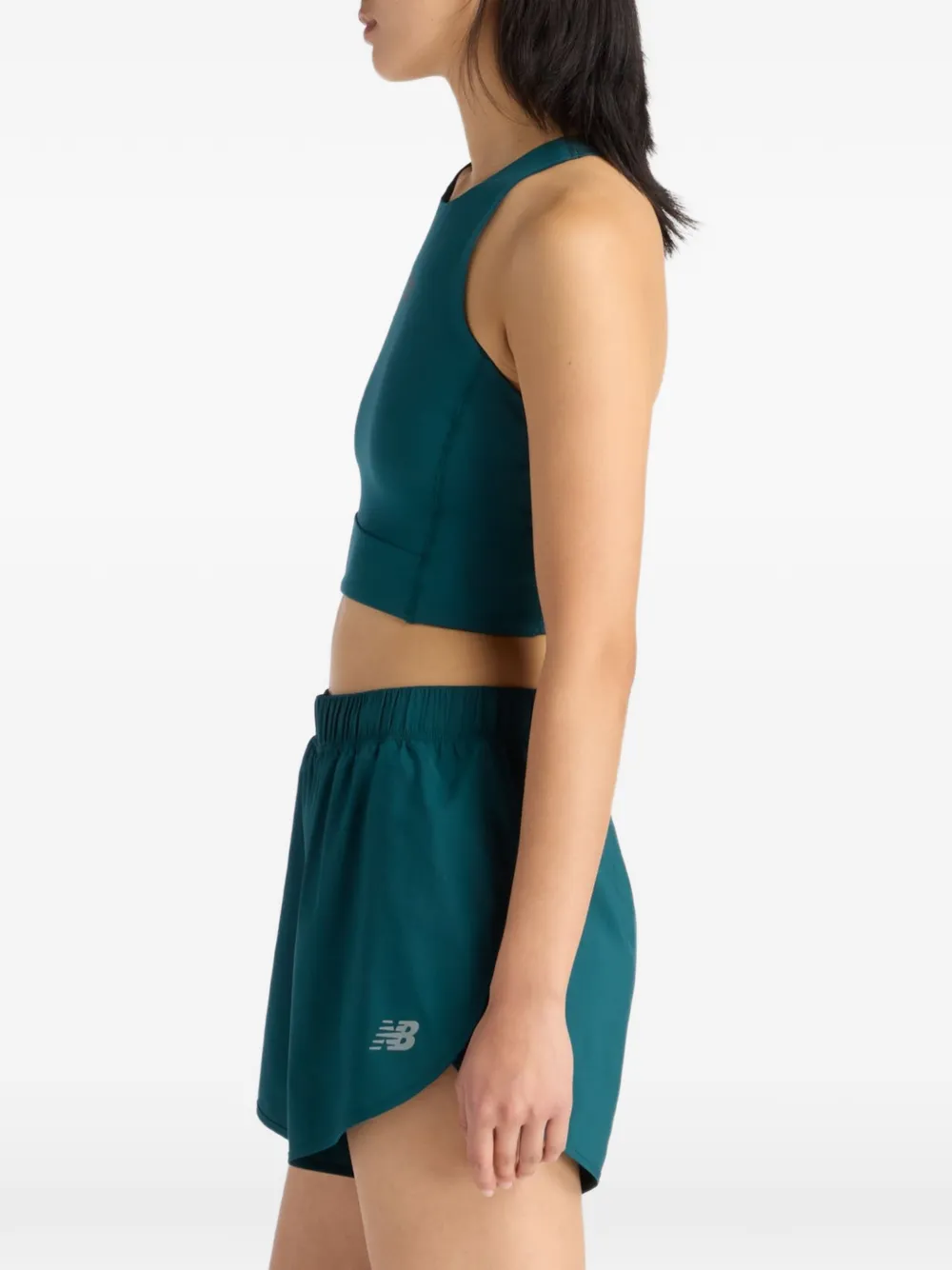 New Balance RC Elite cropped tanktop Groen