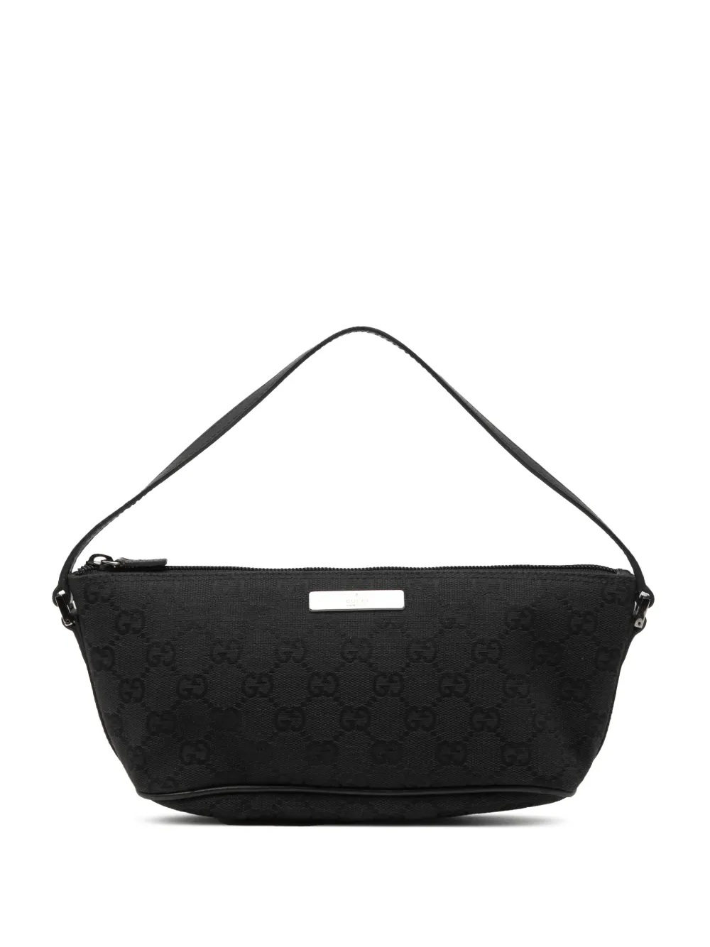 Gucci Pre-Owned 2000-2015 GG Canvas Boat shoulder bag - Nero