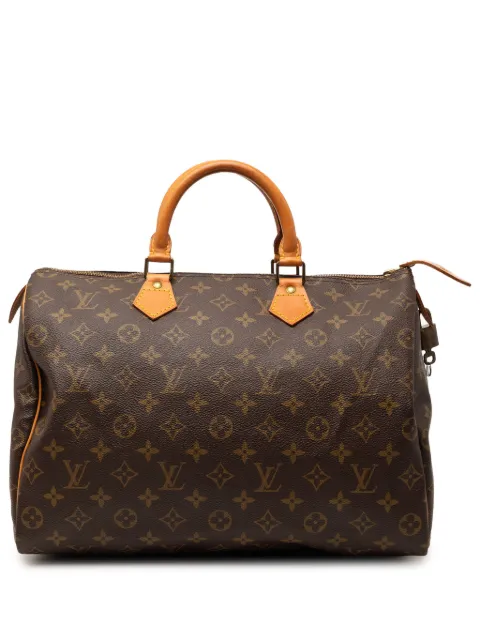 Louis Vuitton Pre-Owned bolso boston Speedy 35 con motivo Monogram 1987