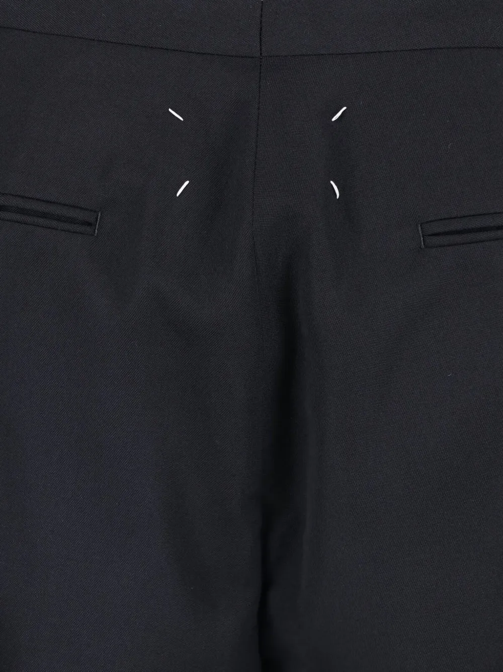 Maison Margiela Wollen broek Zwart