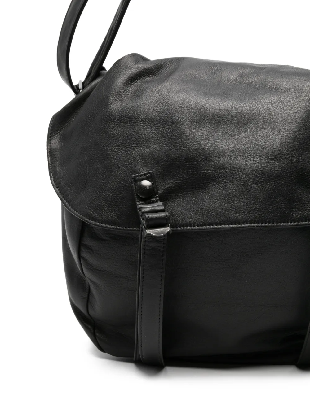 Yohji Yamamoto Shopper met gesp Zwart