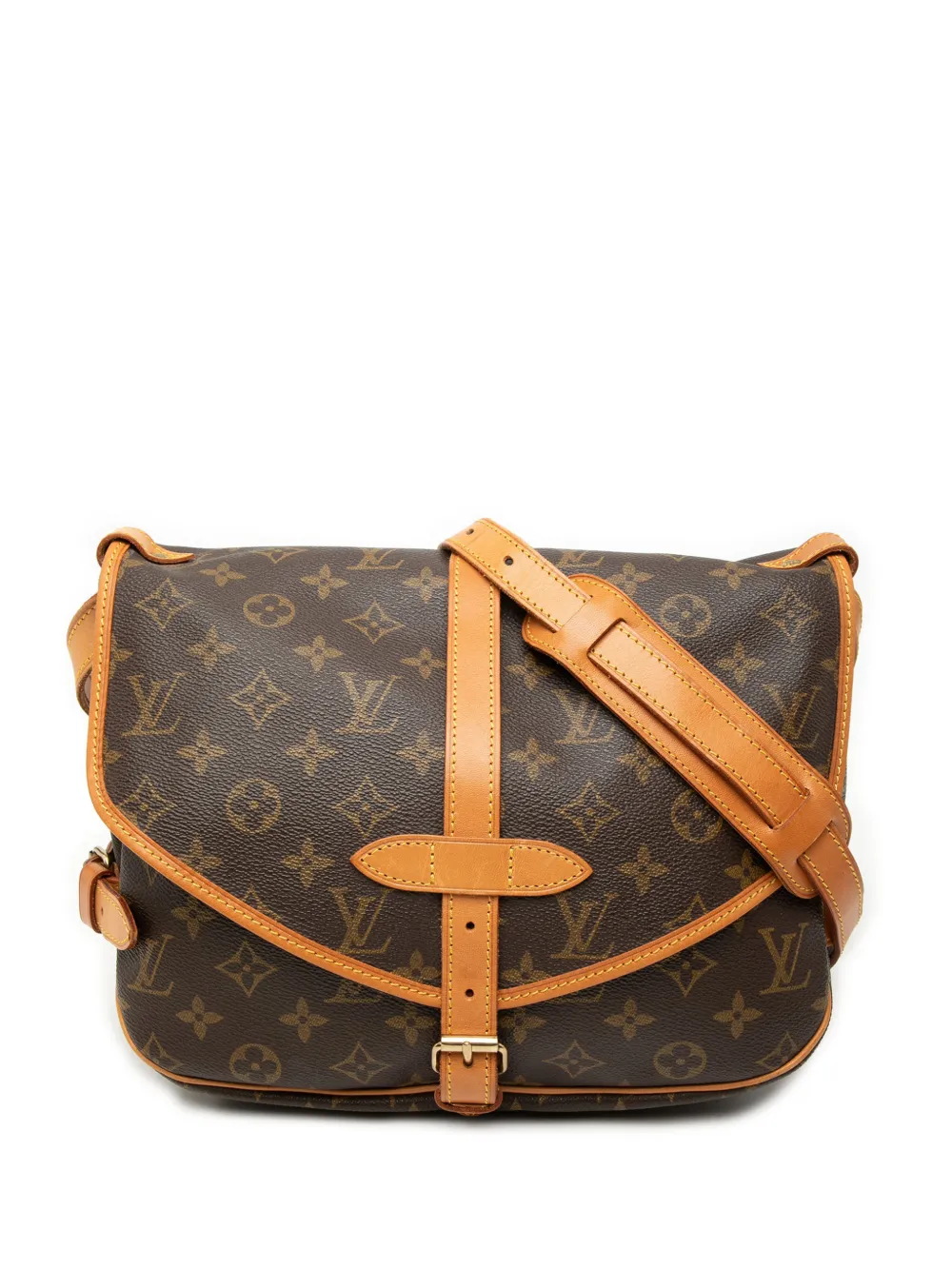 Louis Vuitton Pre-Owned 1992 Monogram Saumur 30 crossbody bag - Marrone