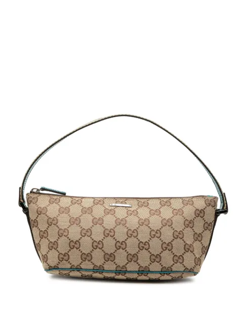 Gucci Pre-Owned 2000-2015 GG Canvas Web Boat shoulder bag
