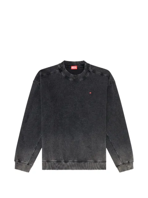 Diesel cotton sweatshirt with faded effect