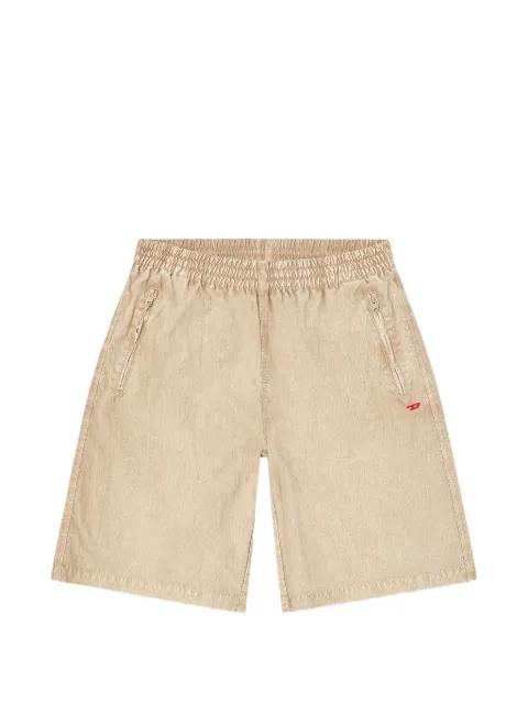 Diesel P-Theck logo-embroiderd shorts