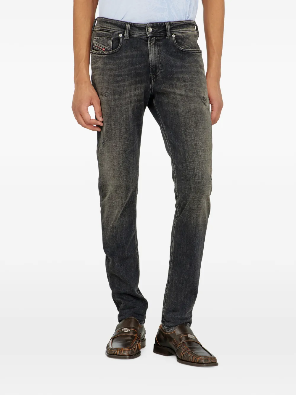 Diesel 1979 Sleenker low-waist skinny jeans Grijs