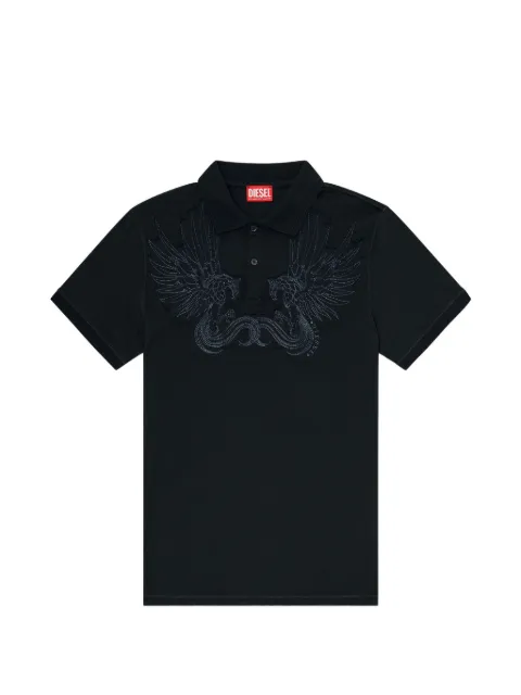 Diesel T-Phen embroidered polo shirt