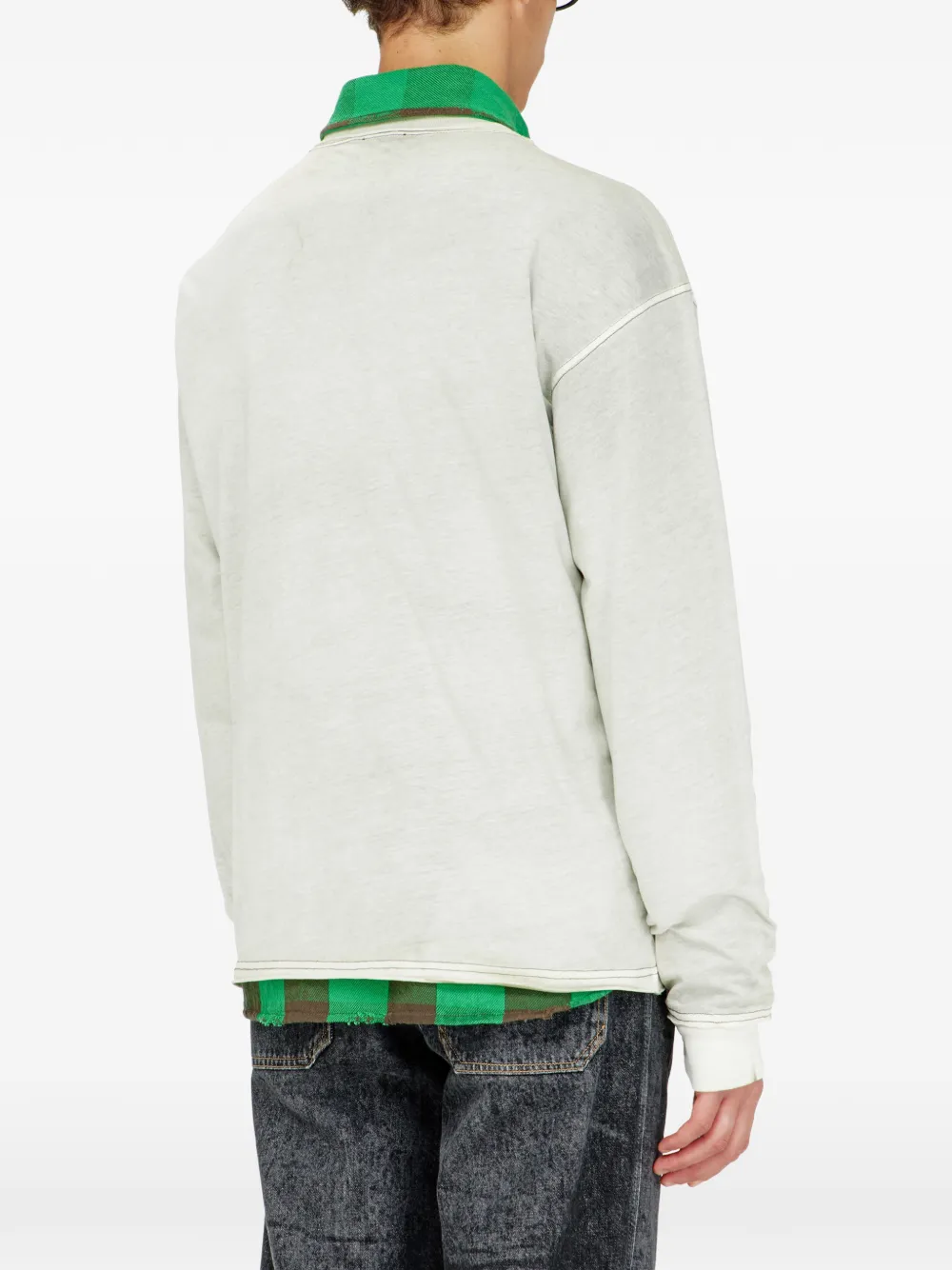 Diesel T-Rivy-LS T-shirt Beige